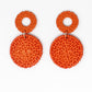 Red Orange Earrings