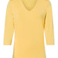 V-Neck Yellow Knit