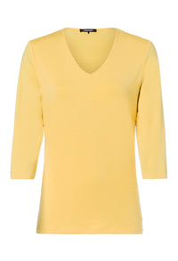 V-Neck Yellow Knit