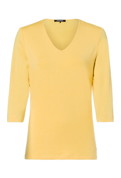 V-Neck Yellow Knit