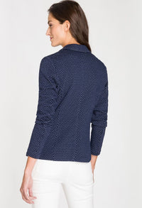 SPOT JERSEY BLAZER NAVY