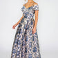 Floral Brocade Gown