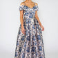 Floral Brocade Gown