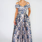 Floral Brocade Gown