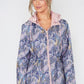 Pink Reversible Paisley Raincoat