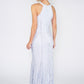 Ice Blue Evening Dress