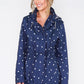 Twist Navy Polka Dot Raincoat