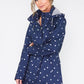 Twist Navy Polka Dot Raincoat