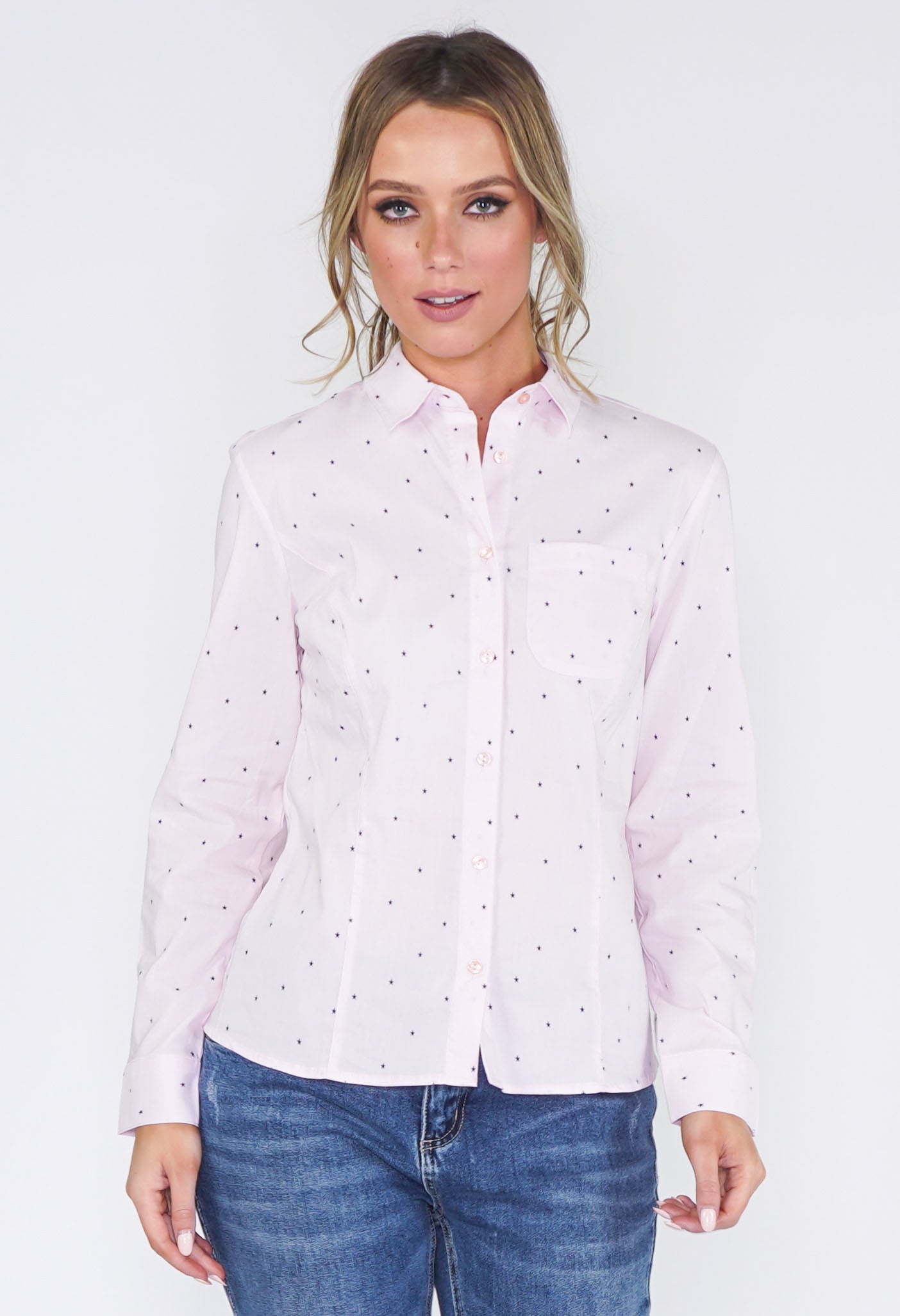 Pink Star Blouse