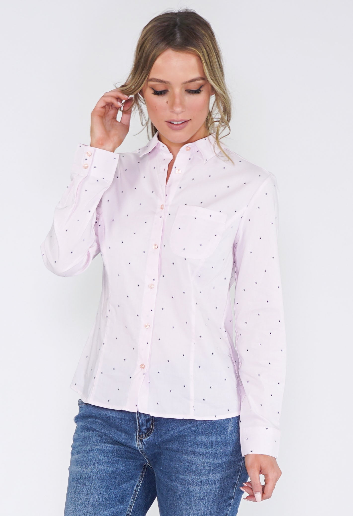 Pink Star Blouse