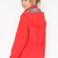 Reversible Red Paisley Raincoat