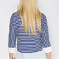 NAVY STRIPE 3-IN-1 TOP