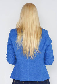 Erfo Blue Textured Jacket