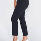 BLACK MAGIC SHAPE CROPPED TURN UP TROUSERS