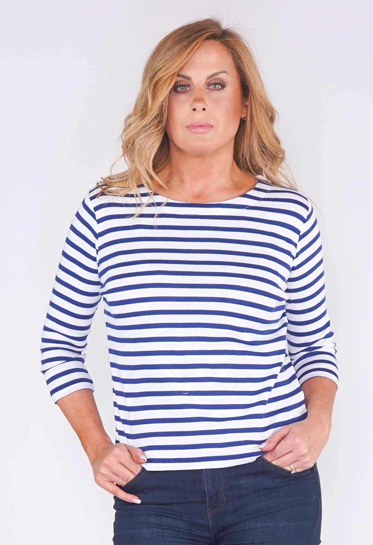 CLASSICAL FRENCH STRIPE TOP