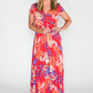 printed maxi dress