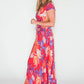 printed maxi dress