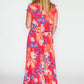 printed maxi dress