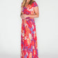 printed maxi dress