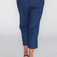 PAMELA SCOTT CAPRIS WITH ELASTICATED WAIST IN SOFT DENIM