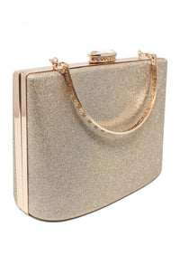 Champagne Sparkle Clutch Bag