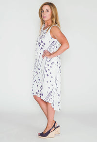 polka dot smock dress