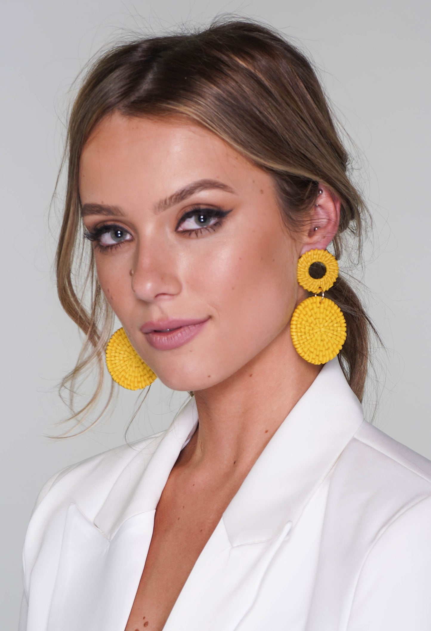 Yellow Earrings