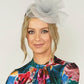 Grey Pillbox Fascinator