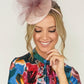 Dusky Pink Pillbox Fascinator