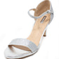 silver glitz barely there sandals