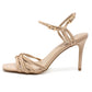 nude rope effect sandal