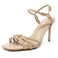 nude rope effect sandal