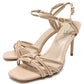 nude rope effect sandal