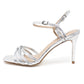 silver rope effect sandal