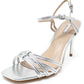 silver rope effect sandal