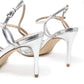 silver rope effect sandal