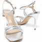 silver rope effect sandal