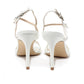 white rope effect sandal