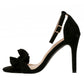 Black Frill Detail Heel