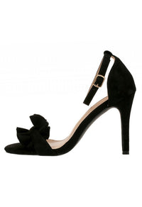 Black Frill Detail Heel