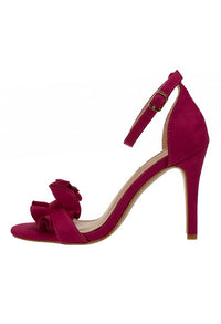 Fuschia Frill Detail Heels