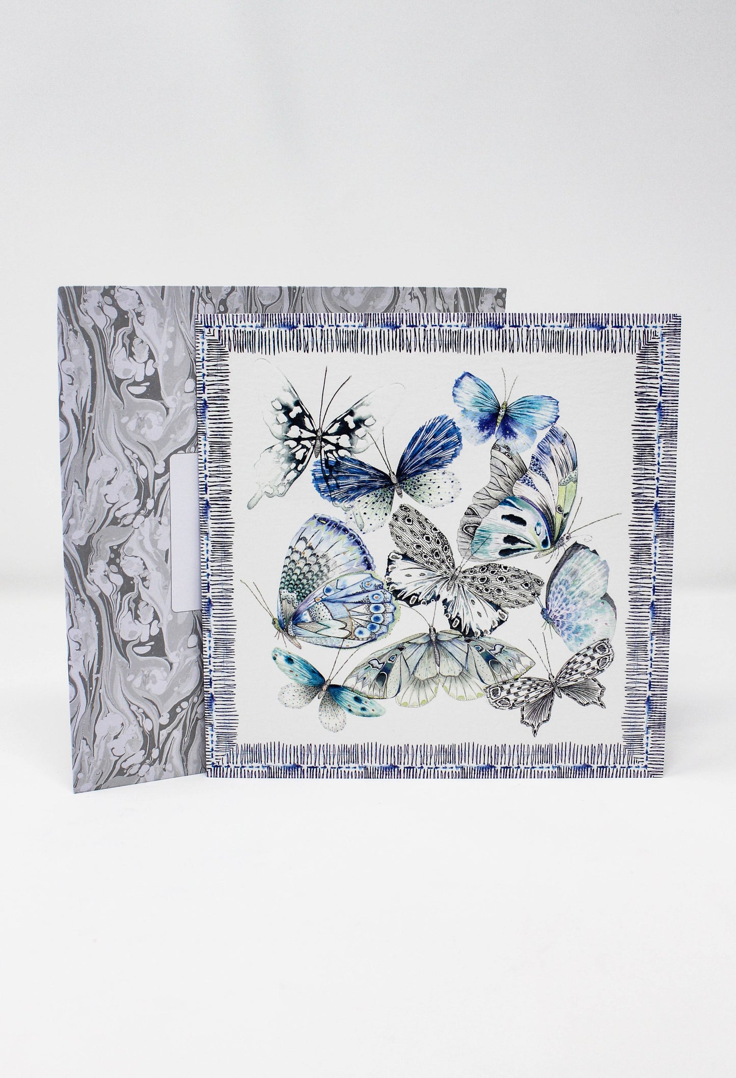 Greeting Card | Designers Guild | Papillons Cobalt