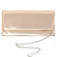 rose gold envelope clutch bag