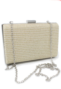 gold diamante clutch bag