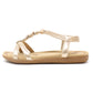 Gold Jewel Detail Sandals