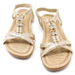 Gold Jewel Detail Sandals