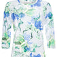 Floral Print 3/4 Length Sleeve Top-1