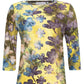 Floral Print 3/4 Length Sleeve Top