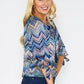 Multicoloured Geo Print Top