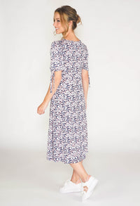 Mille Fleur Crossover Swing Dress